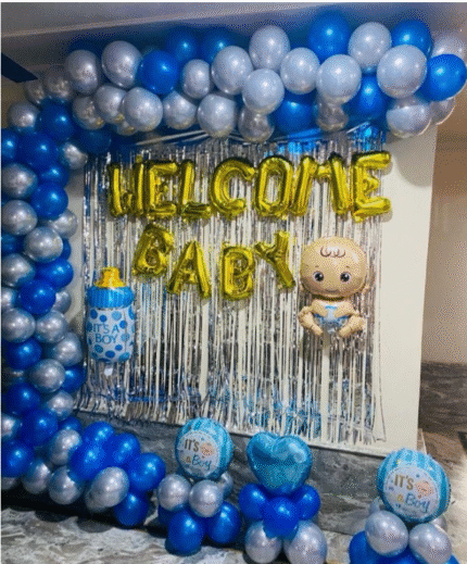 Welcome Baby Boy Decoration