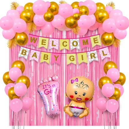 Welcome Baby Girl Decoration